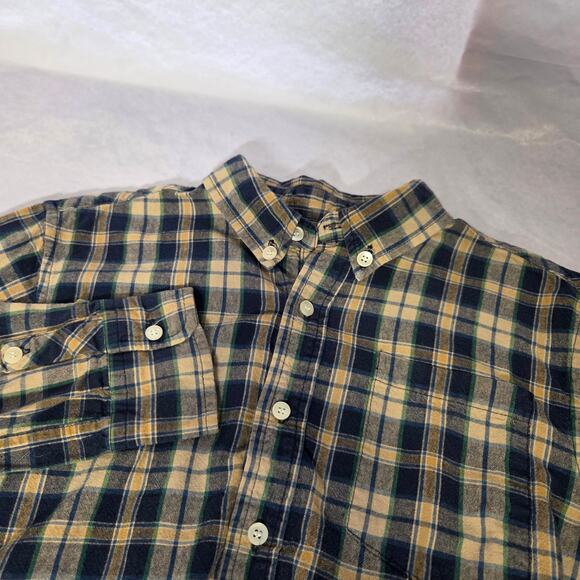 Bridge & Burn Long Sleeve Flannel Button Up Shirt Men's Medium Plaid - Picture 3 of 9